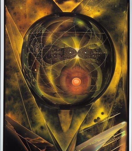 Abstract Fluid Dreamscape of Paranormal Phenomena