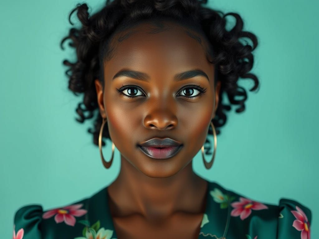 Abstract Florals in Dark Academia Style