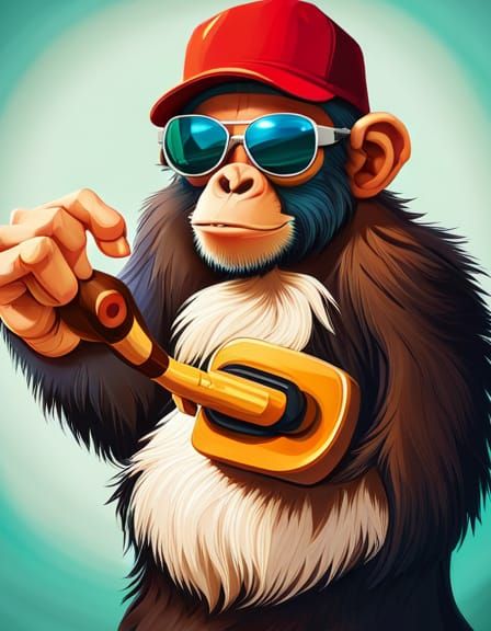 Cool chimpanzee