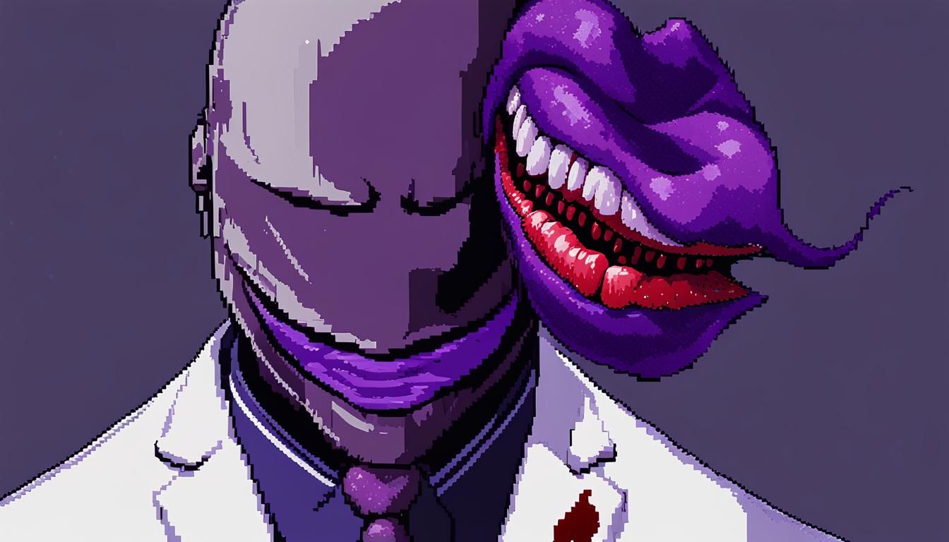 Pixel Art: Mr. Noooo, the Giant Lips Nightmare