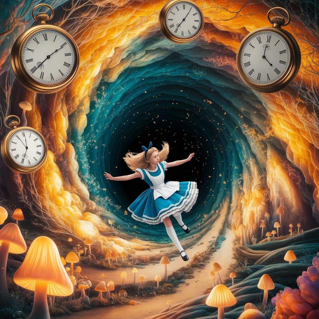 Alice's Descent into a Luminous Wonderland