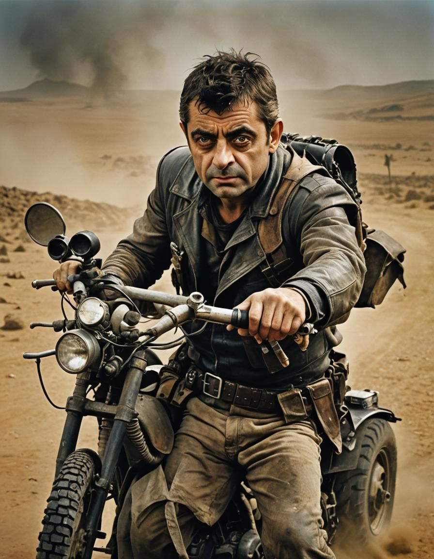 Rowan Atkinson as 'Mad Max'