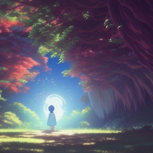 Calico Cat in Anime Style by Makoto Shinkai