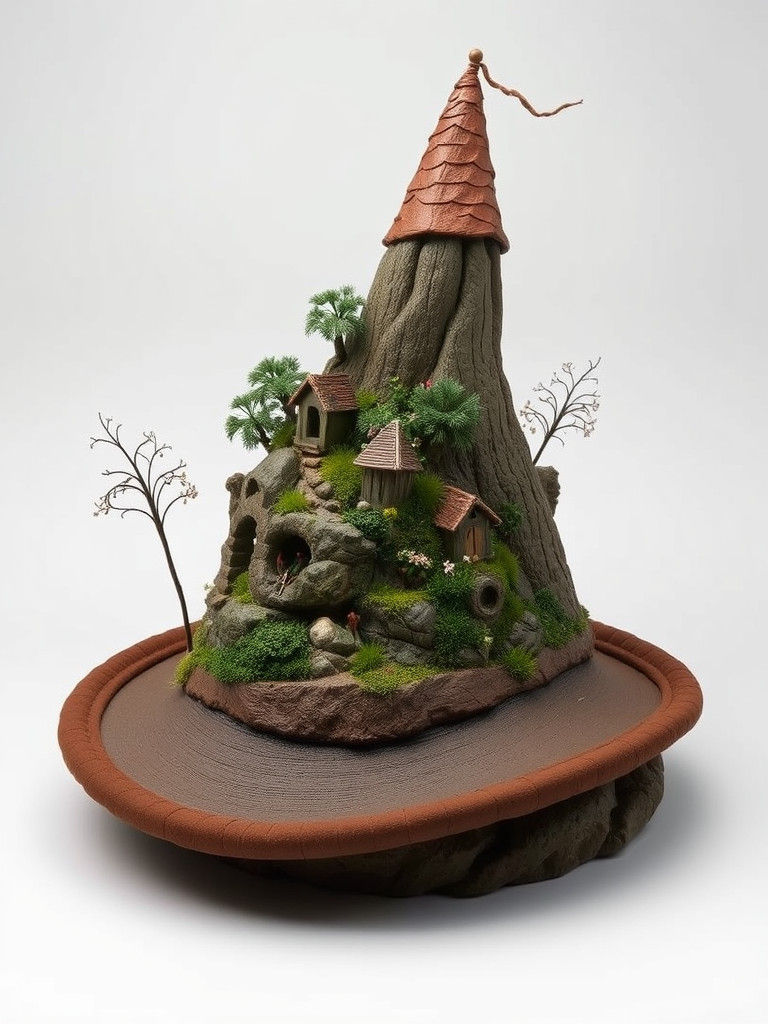 Lord of The Rings Scene on Gandalf's Hat