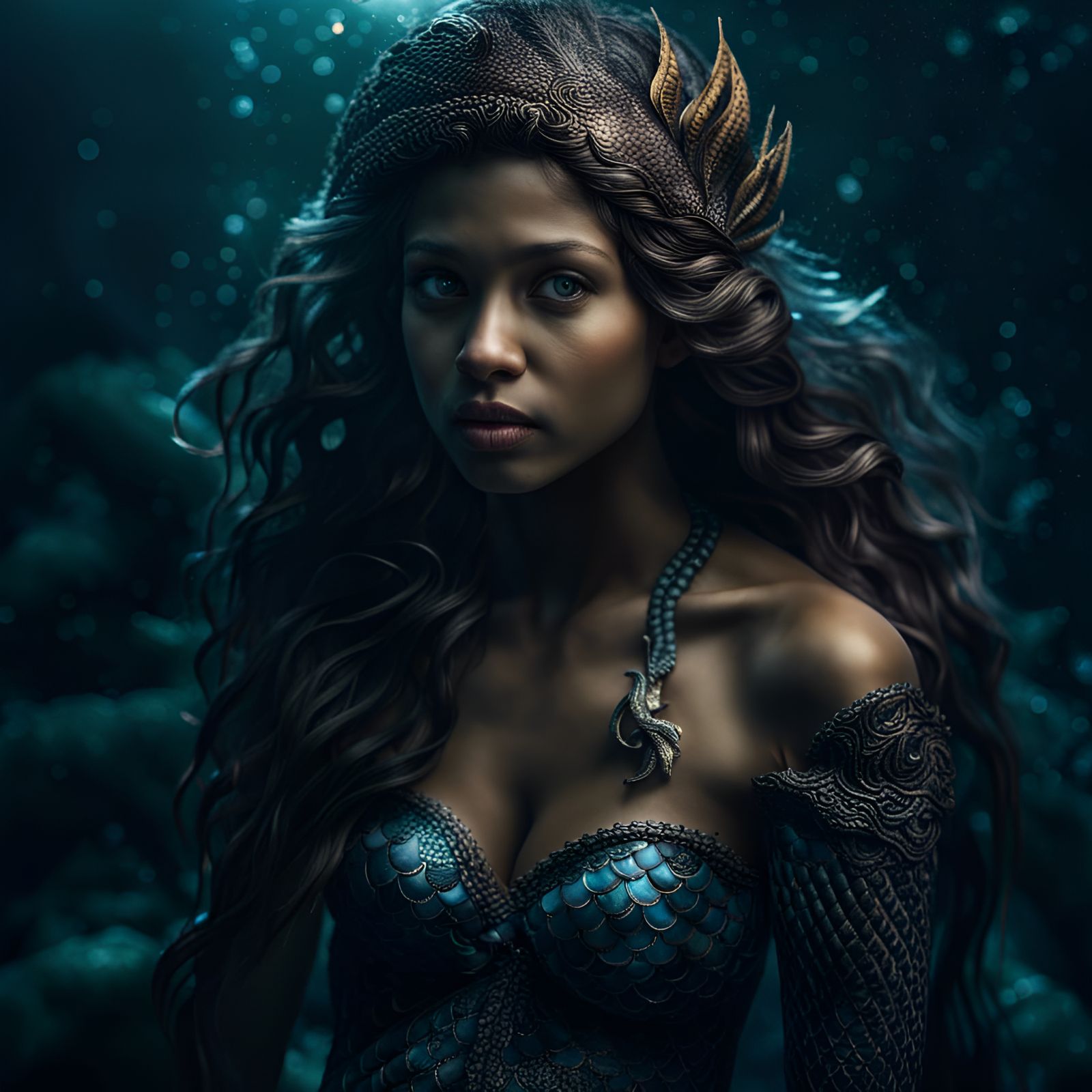 Hyperrealistic Mermaid with Intricate Details