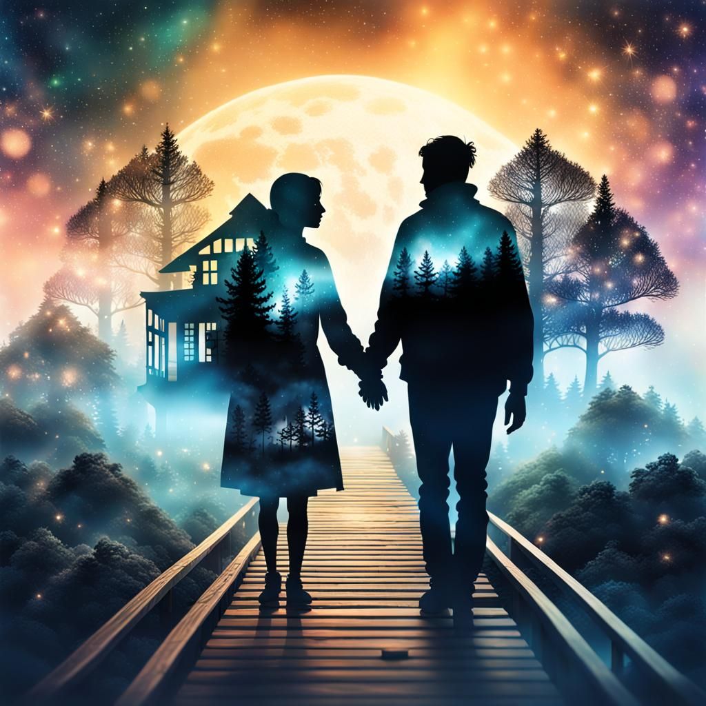 Fantasy walk 🌕🏠