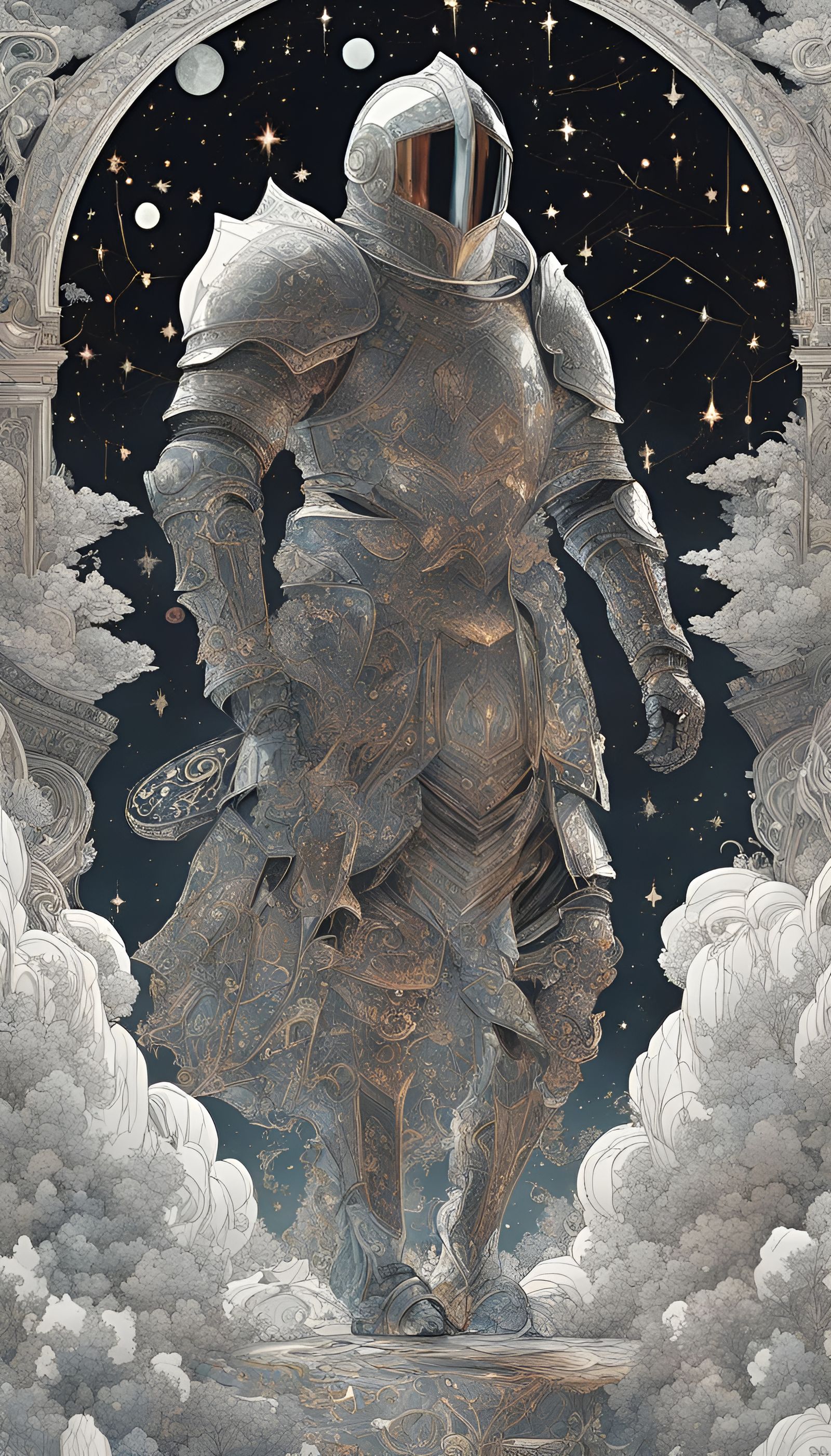 Galactic Knight in Constellation Armor