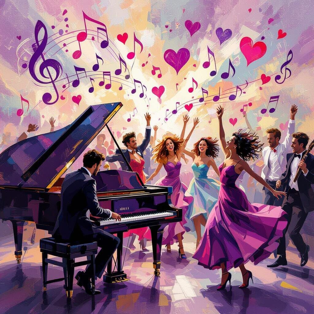 🎶💃🎹🎼♥️💜💃