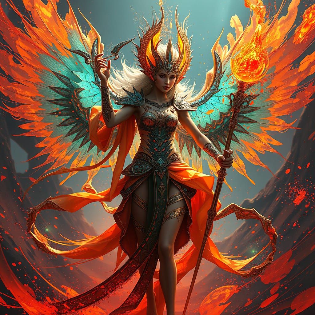 Jezebel Spirit: Hyperdetailed Art Nouveau Concept