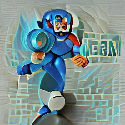 Mega Man Digital Illustration