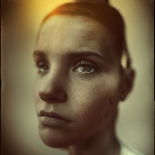 Intimate Portrait of a Woman in Ambient Light