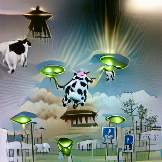 Cow Abduction: An Alien Experiment in Progress