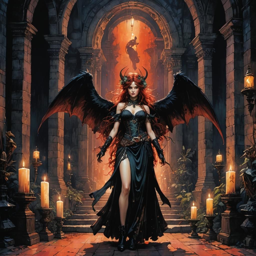 Detailed Colorful Image in a Fantasy Art Style