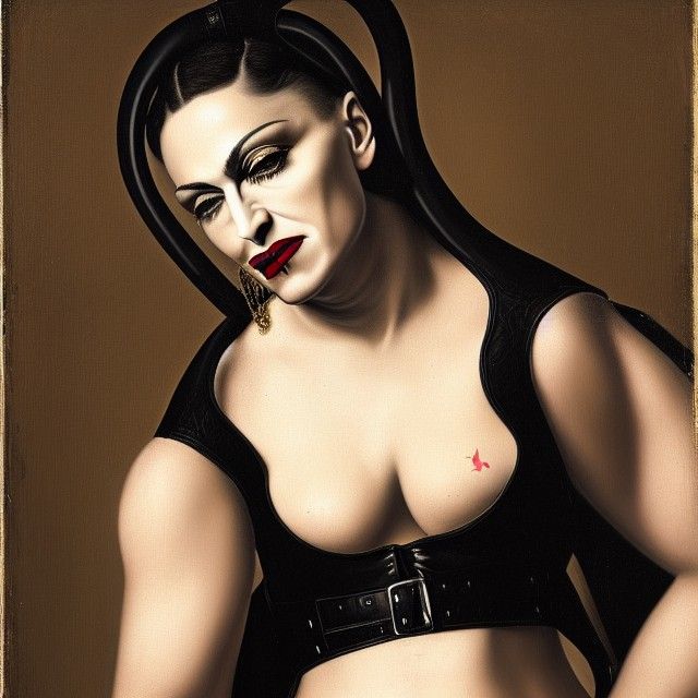 Madonna as Dominatrix: A Powerful Portrait