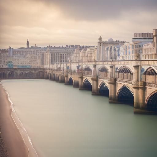 Hyperrealistic Brighton UK Postcard: Cinematic HDR Image