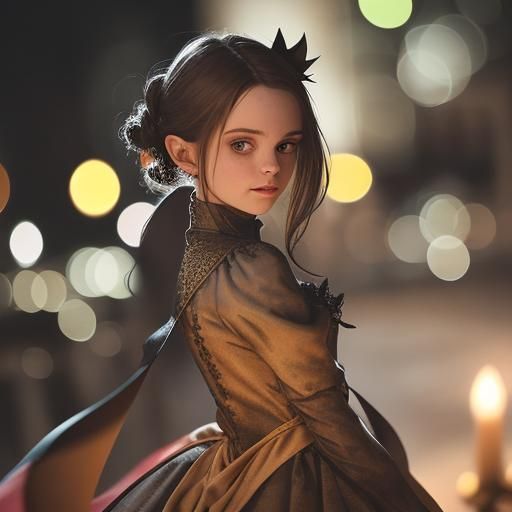 Gormenghast Character Portrait with Bokeh