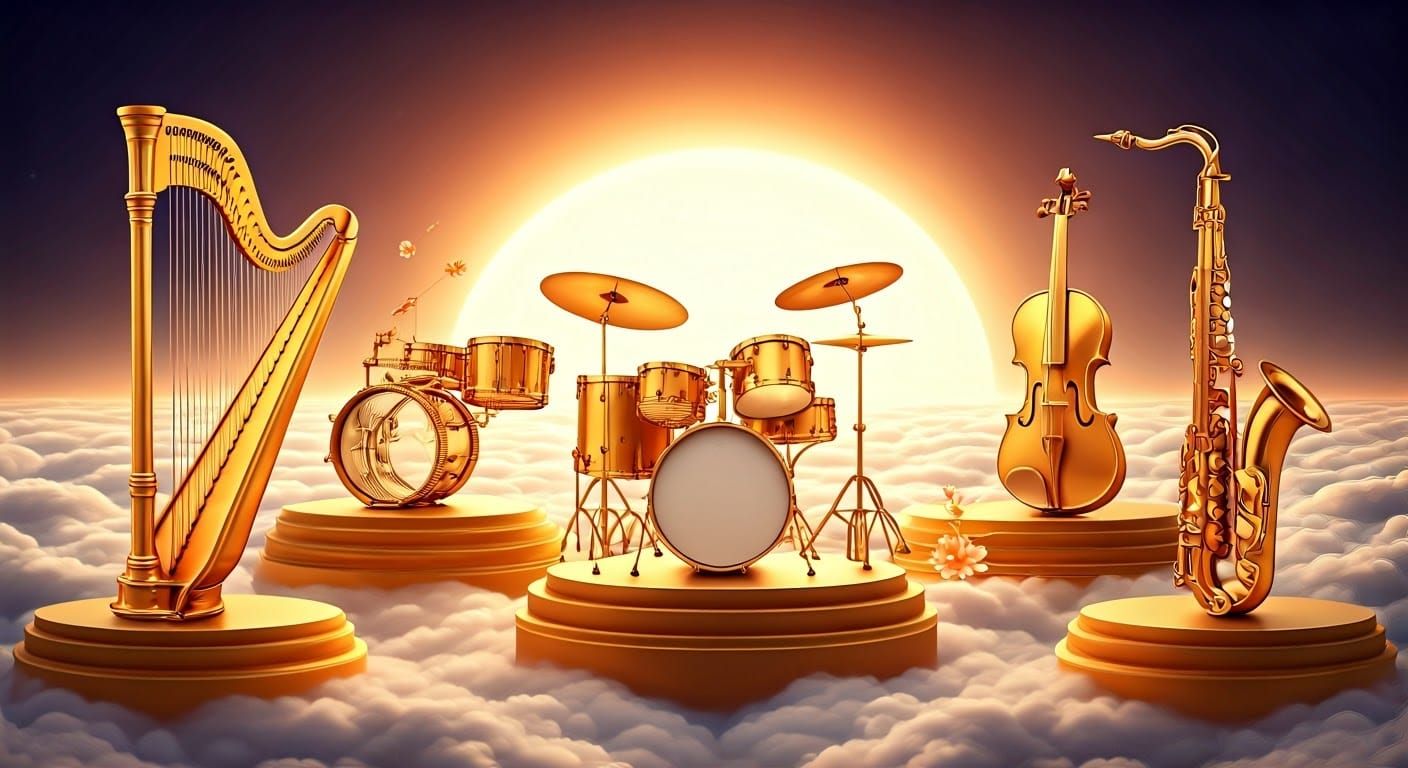 Golden Musical Instruments in a Cosmic Landscape