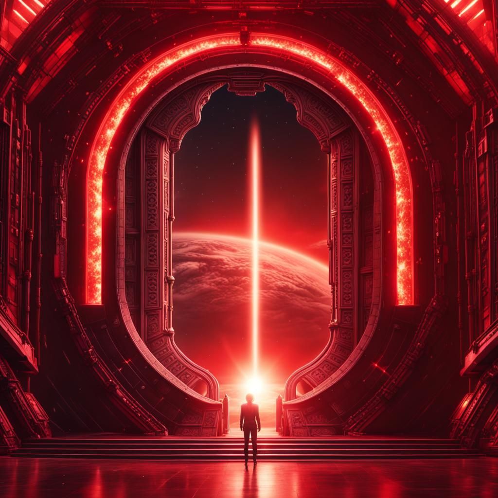 Stargate Portal and Alien Technology in Red Universe