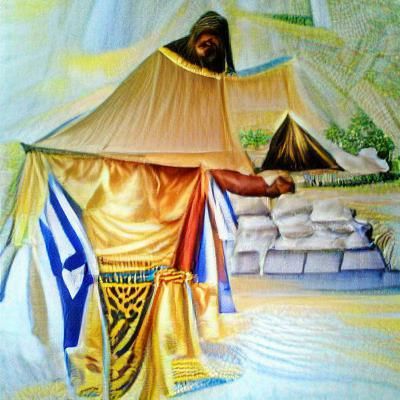 Biblical Scene: Japheth and the Tents of Shem