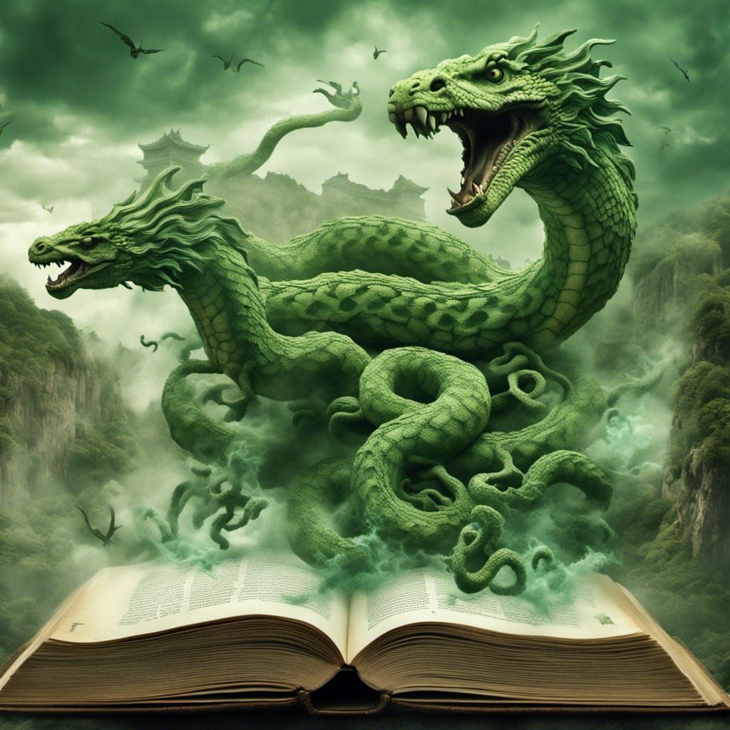 Lernaean Hydra Emerges From 3D Book