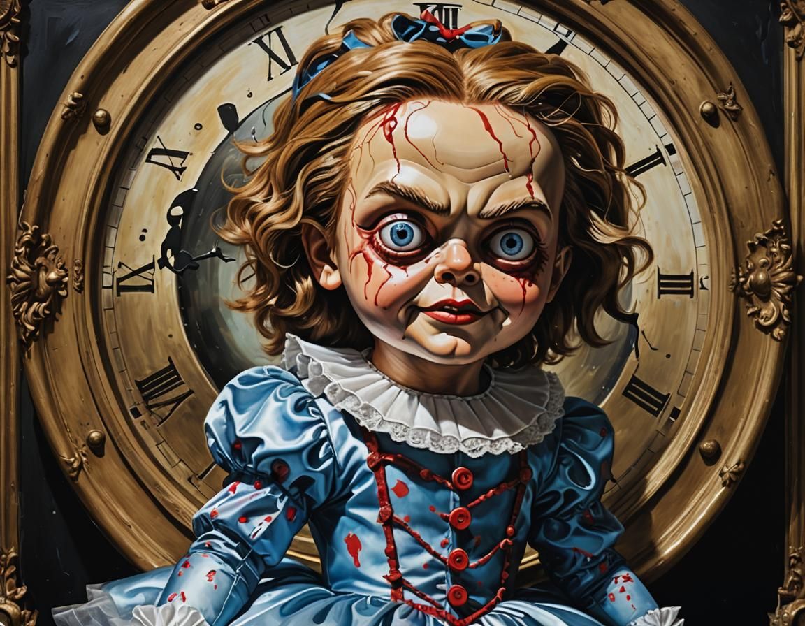 Chucky Ballerina in Surrealist Style