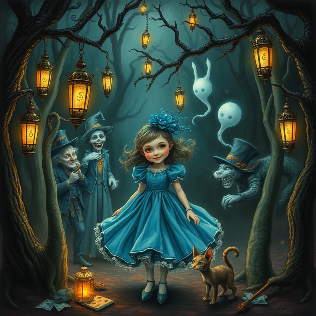 Macabre Masquerade Ball in Mystical Wonderland