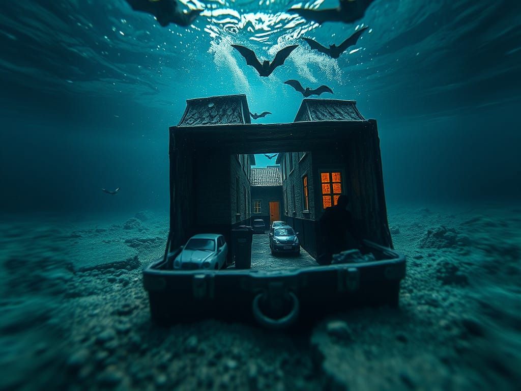 Underwater Treasure: Cryptic Chest and Mysterious Alleyway