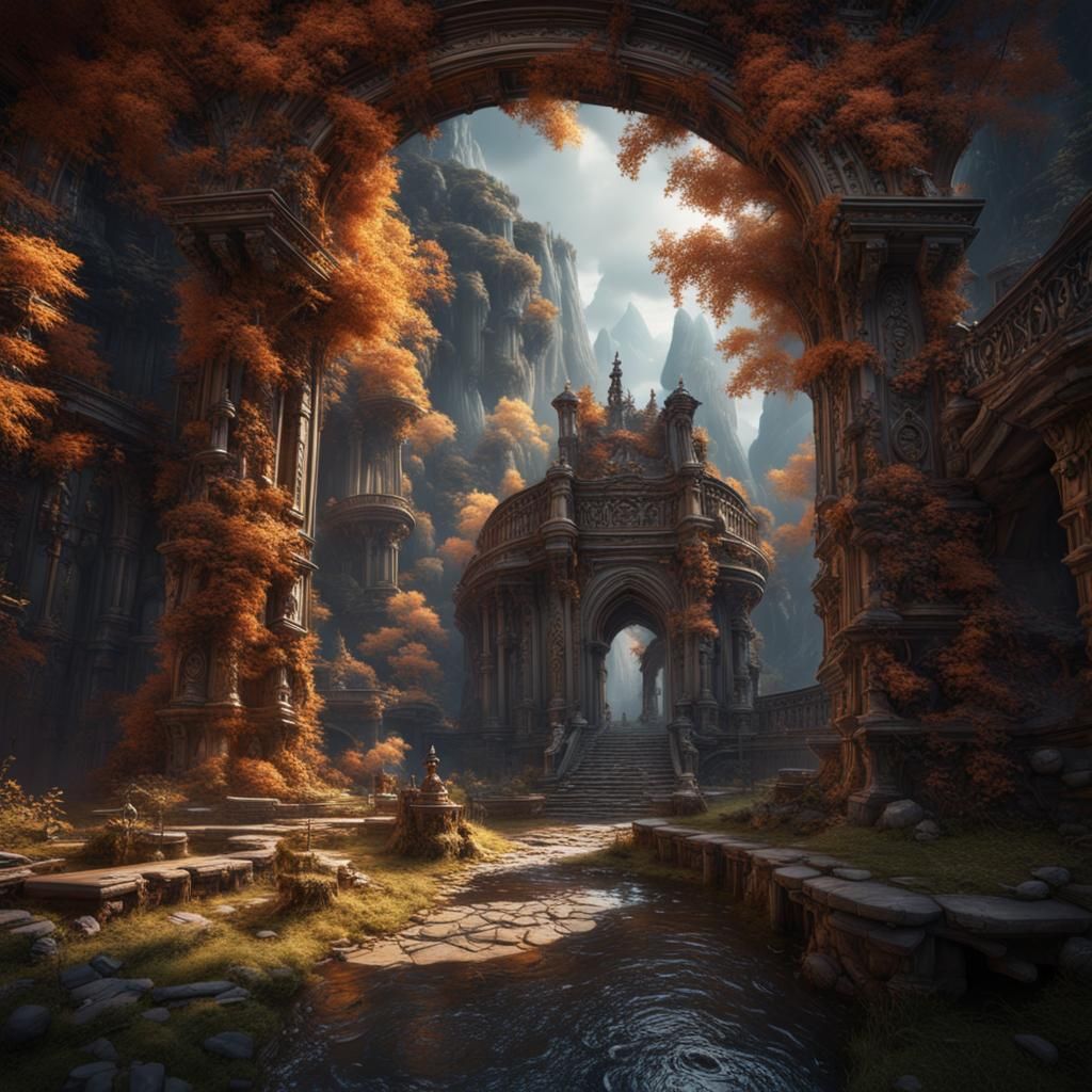 Detailed Matte Painting in Unreal Engine 5