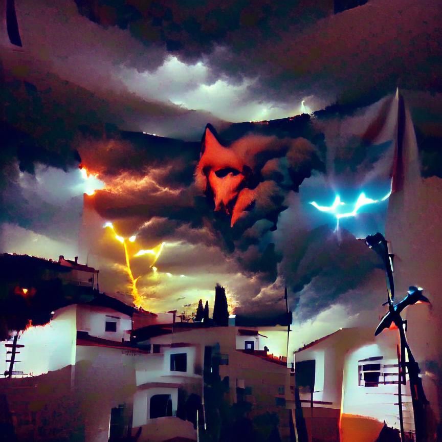 Valley of Shadows: A Dark and Ominous Scene