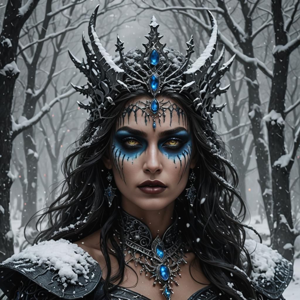 Ethereal Queen of the Damned: A Gothic Portrait