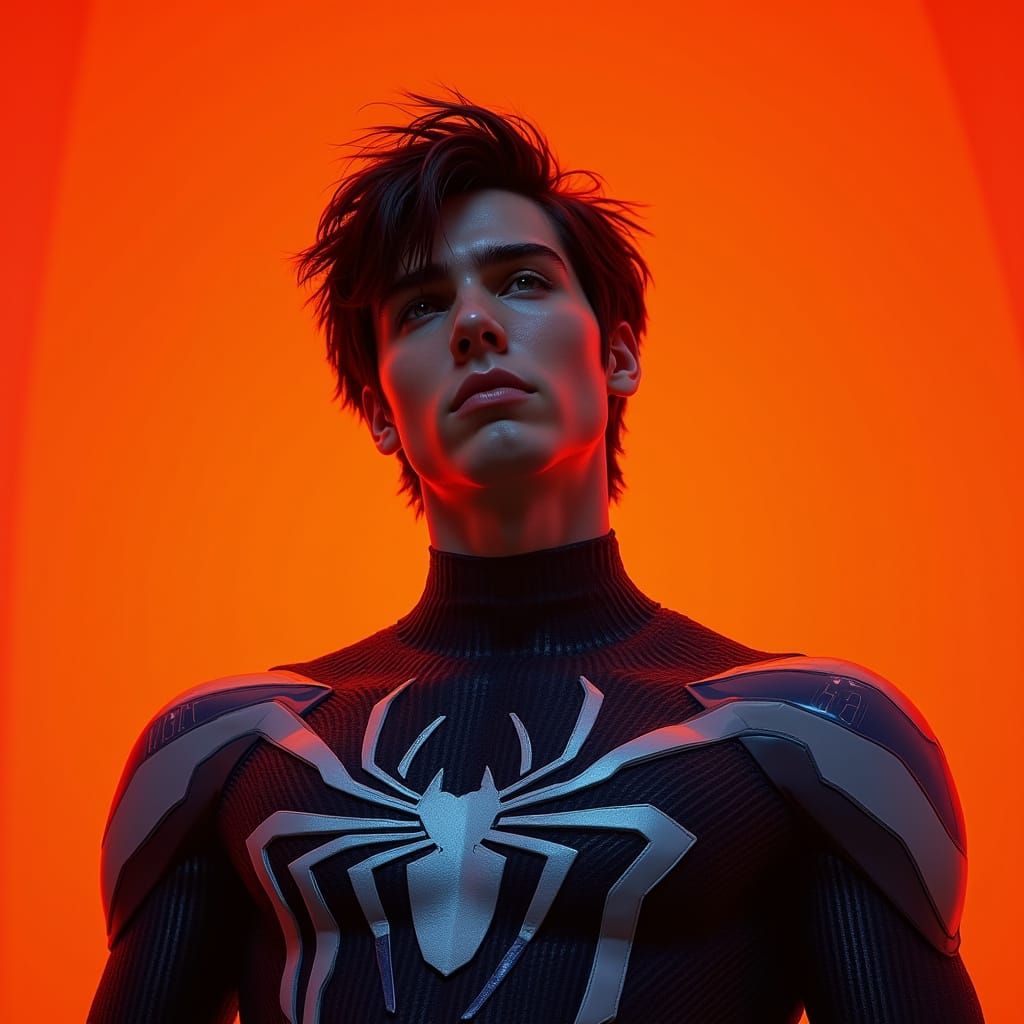 Spiderman 2099 in Metallic Blue Suit