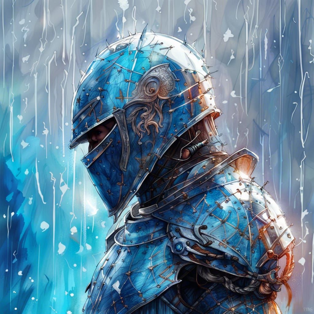 Rain Strider Knight in White Armor