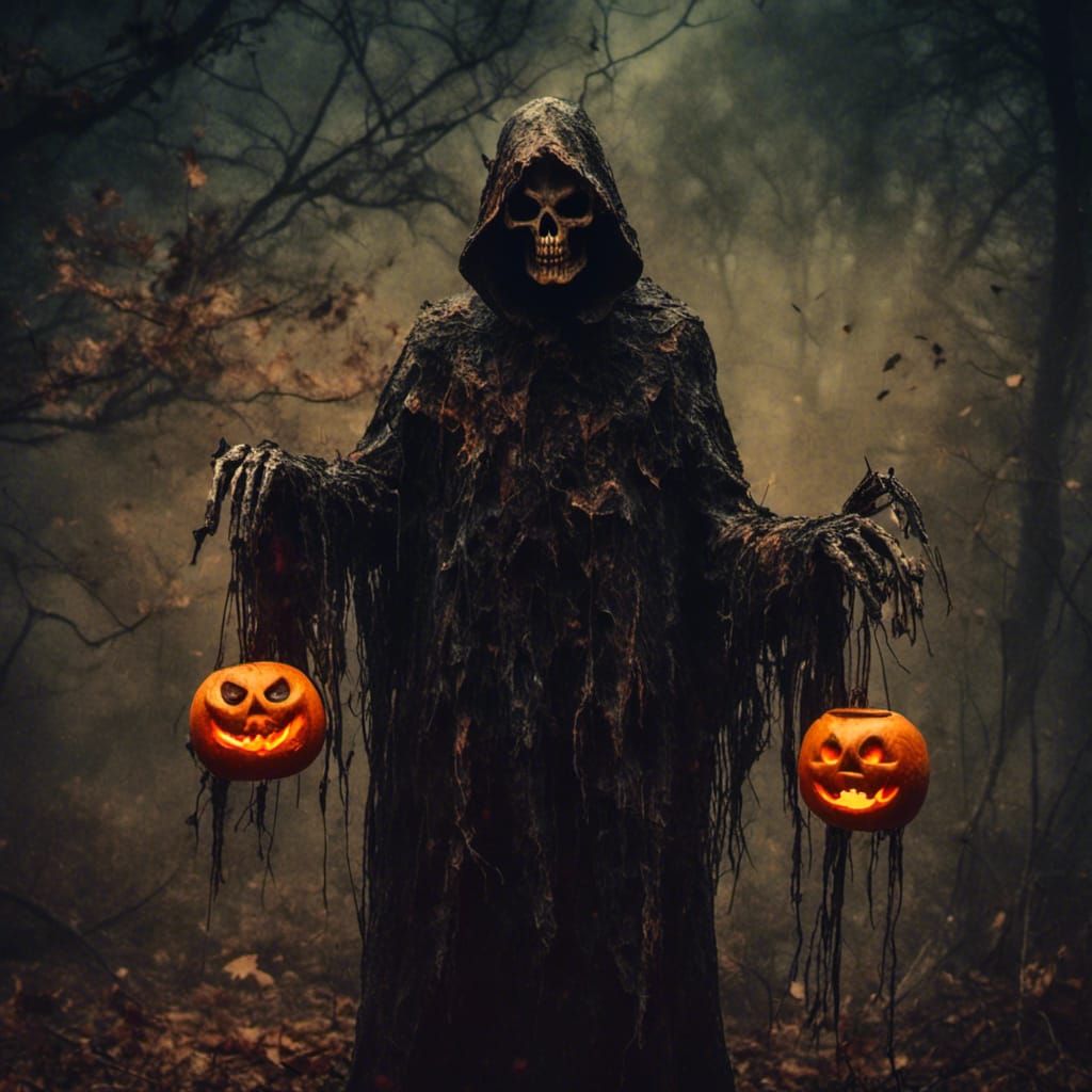 Macabre Grim Reaper Jack-o'-Lantern