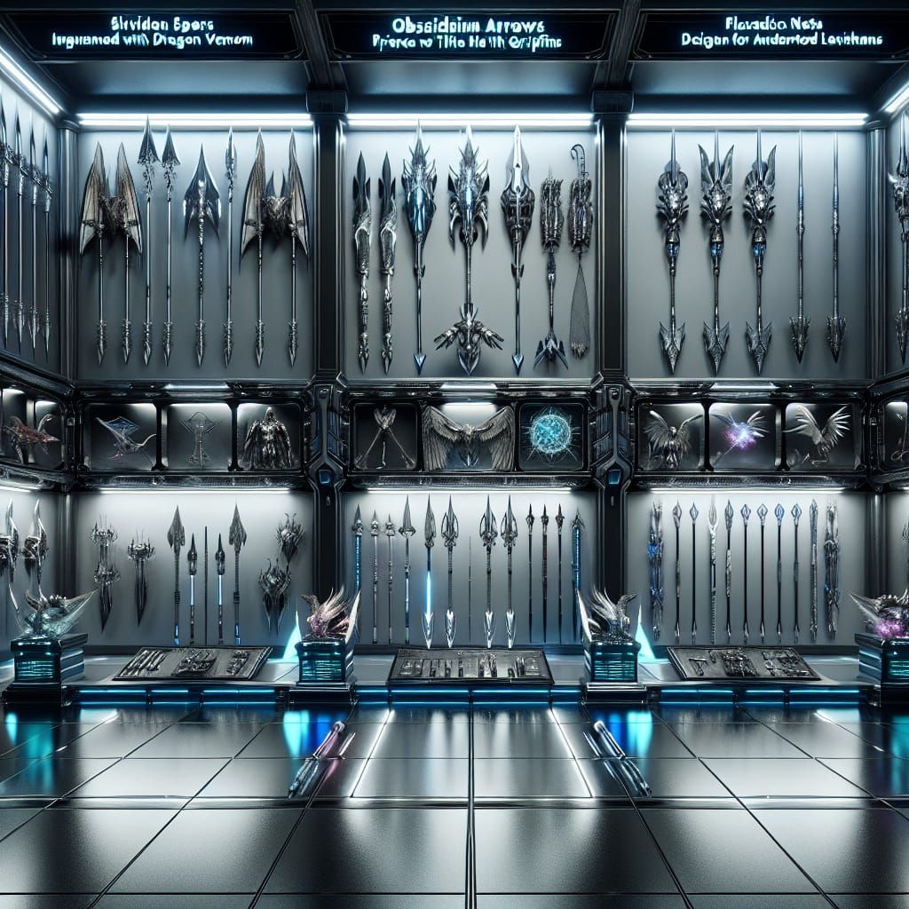 Futuristic Armory: Weapons for Mythical Beasts