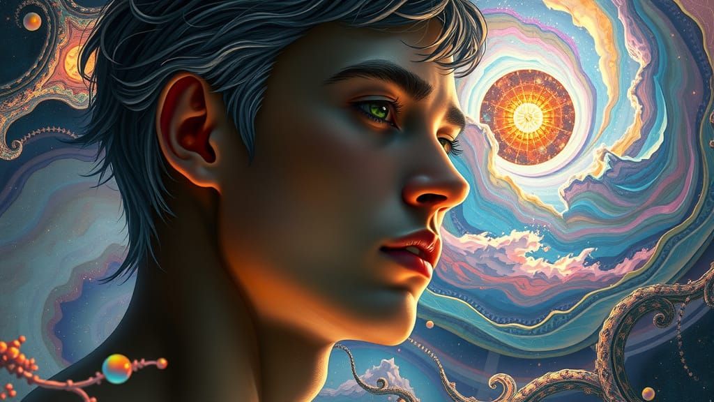 Ethereal Dreamer Lost in Subconscious Symphony