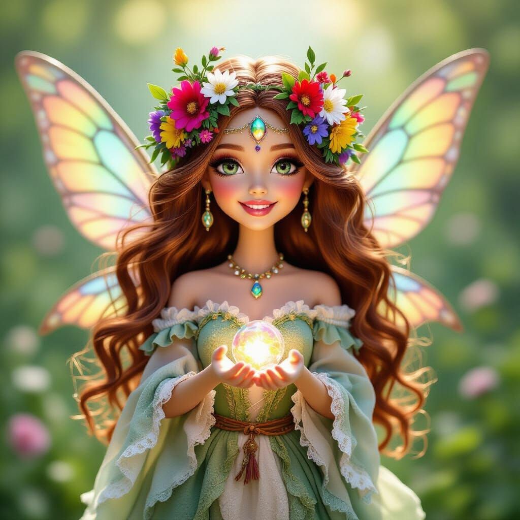 Zoey the Boho Faerie as a Barbie Doll
