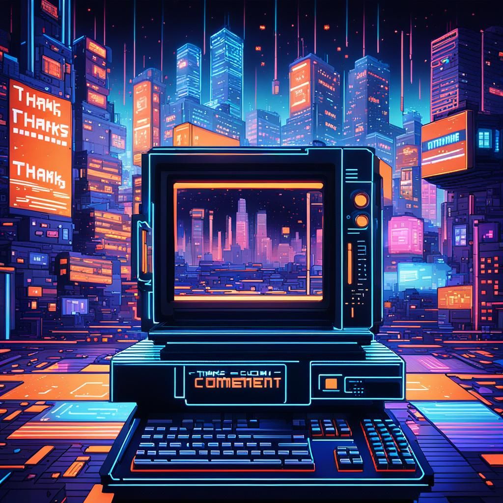 Retro Digital Graphics: Thanks 4 Comments