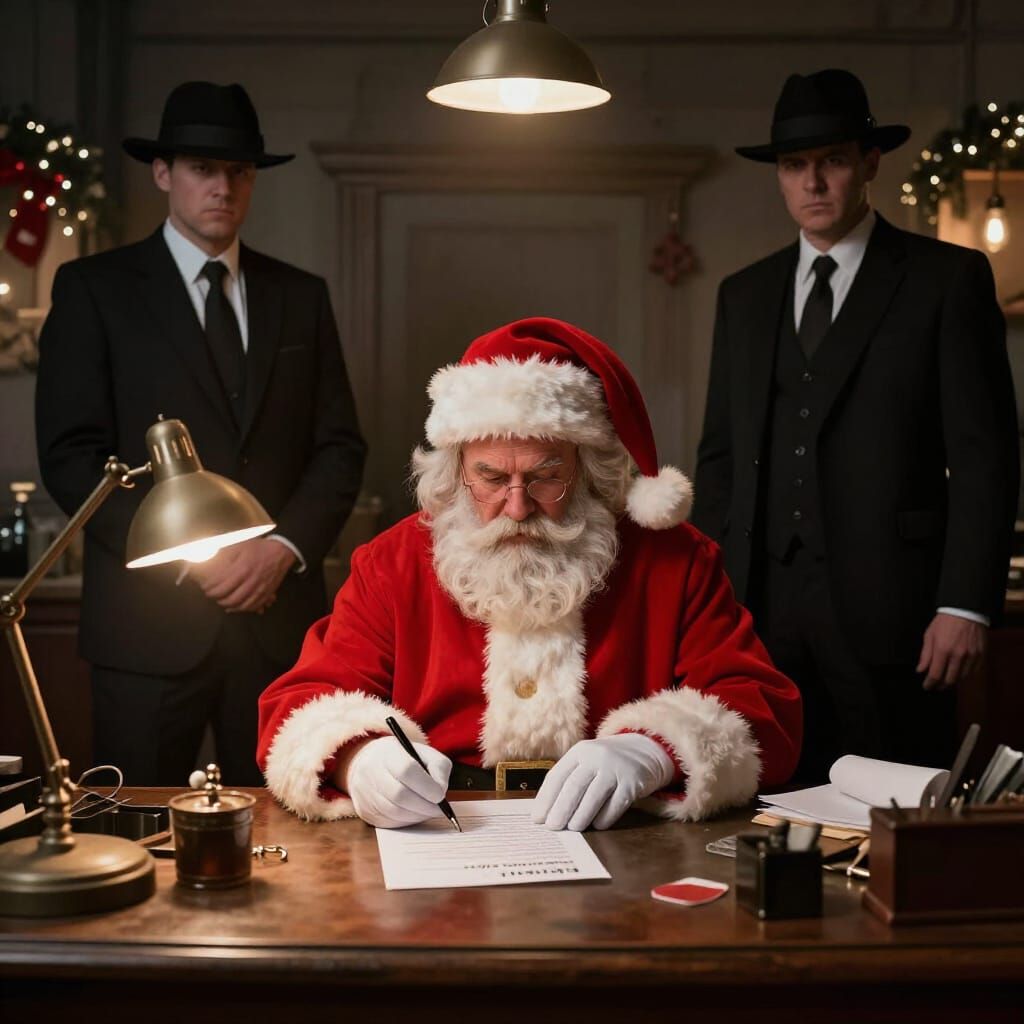 Mafia Guards Santa Making Naughty List Changes