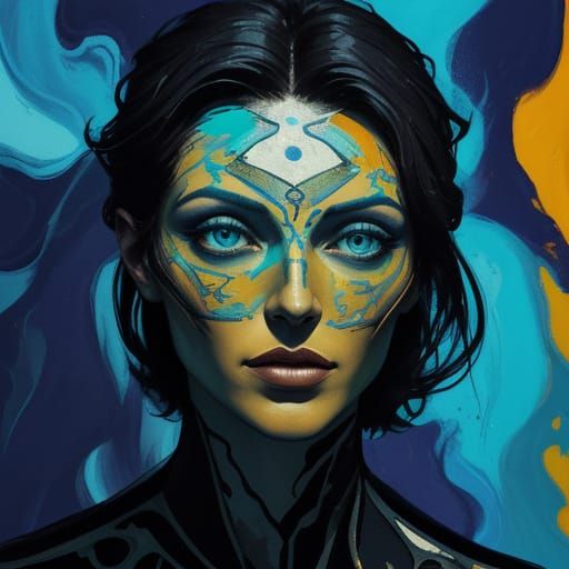 Tarot Soul Chamber in Gouache Style