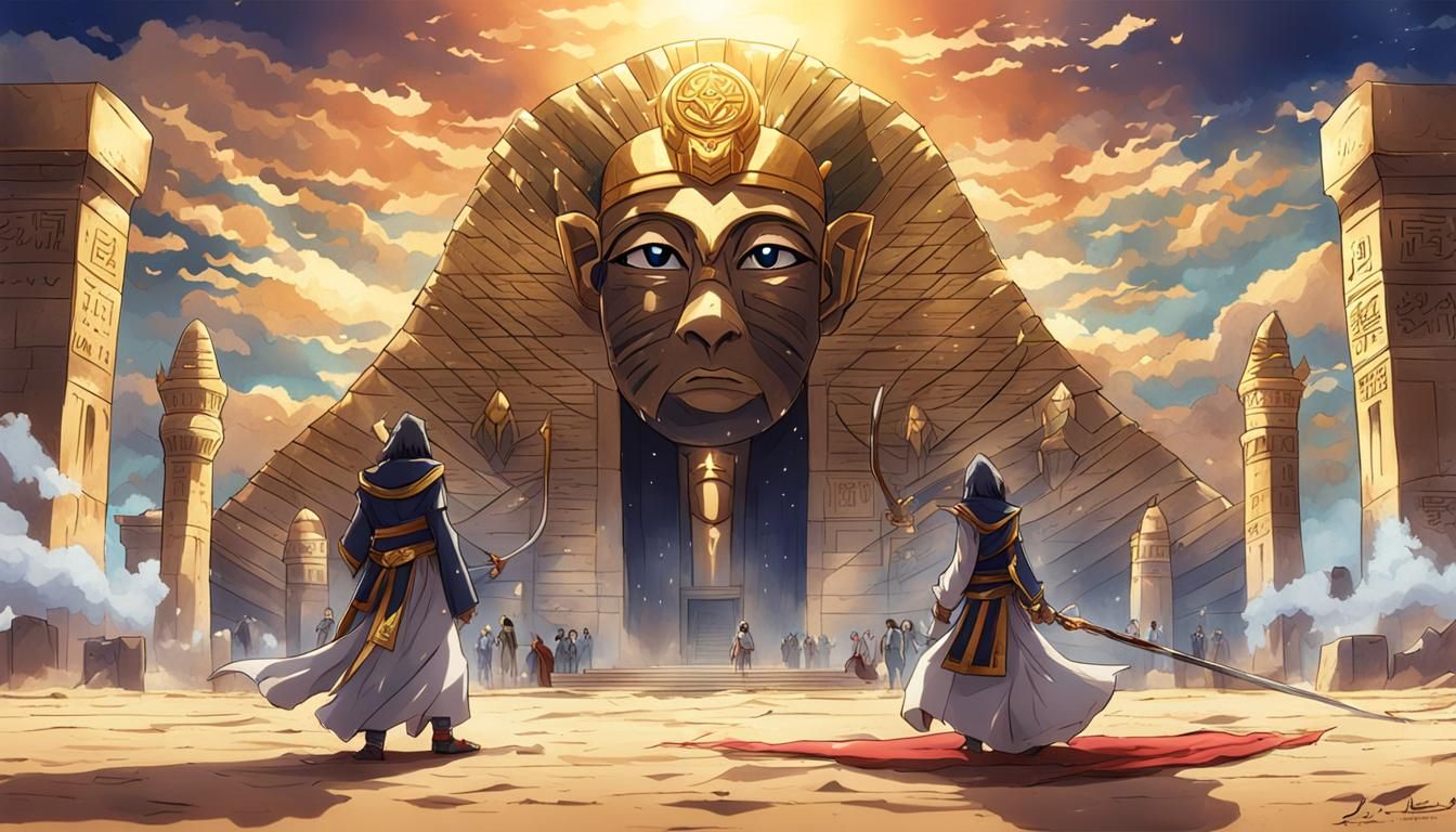 Egypt as Anime-Style Souls-like Boss