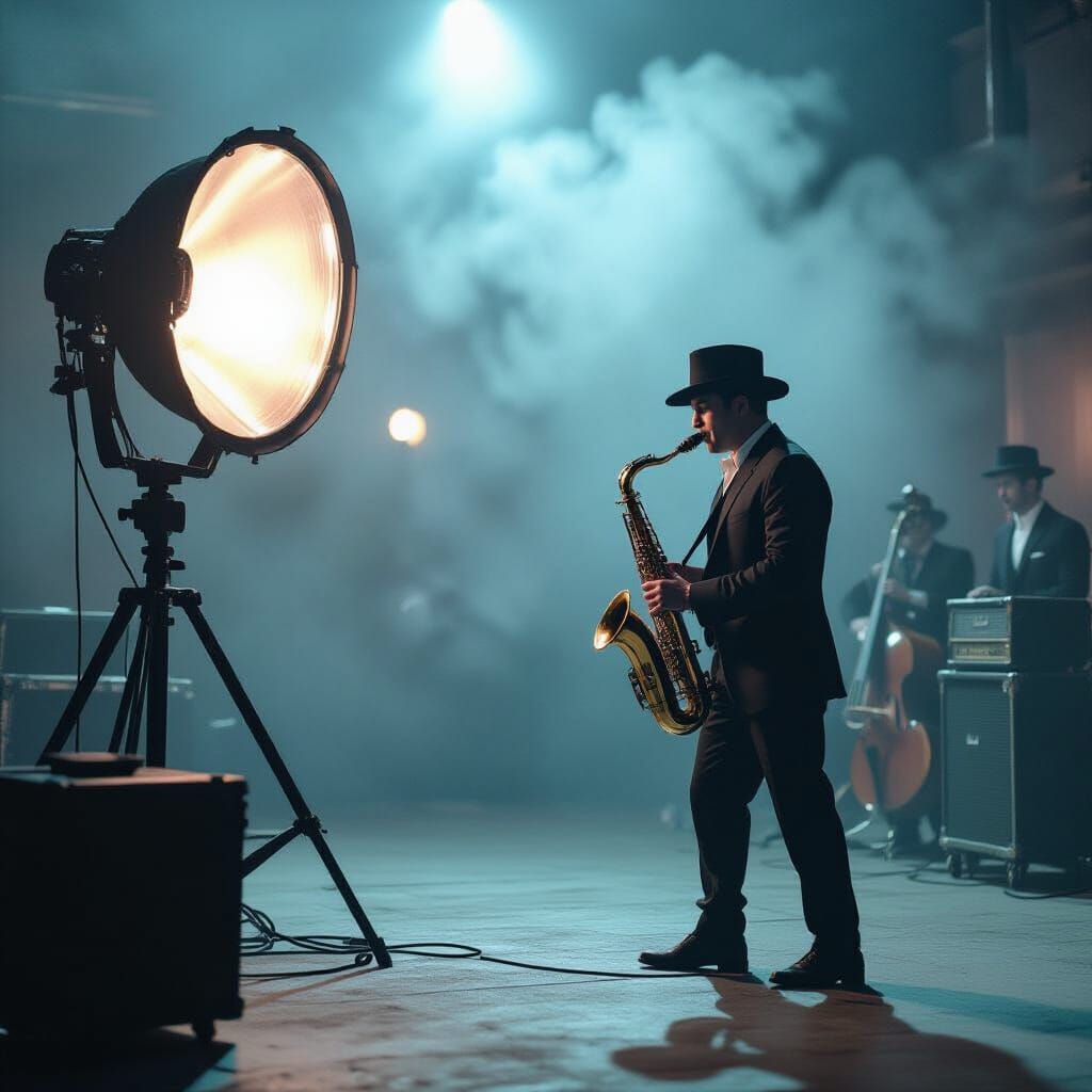 Dramatic Cinematic Film Still in 35mm