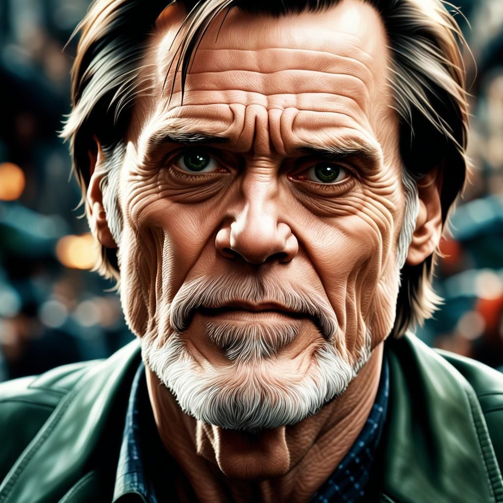 Hyperrealistic Portrait of a Man with Intricate Details