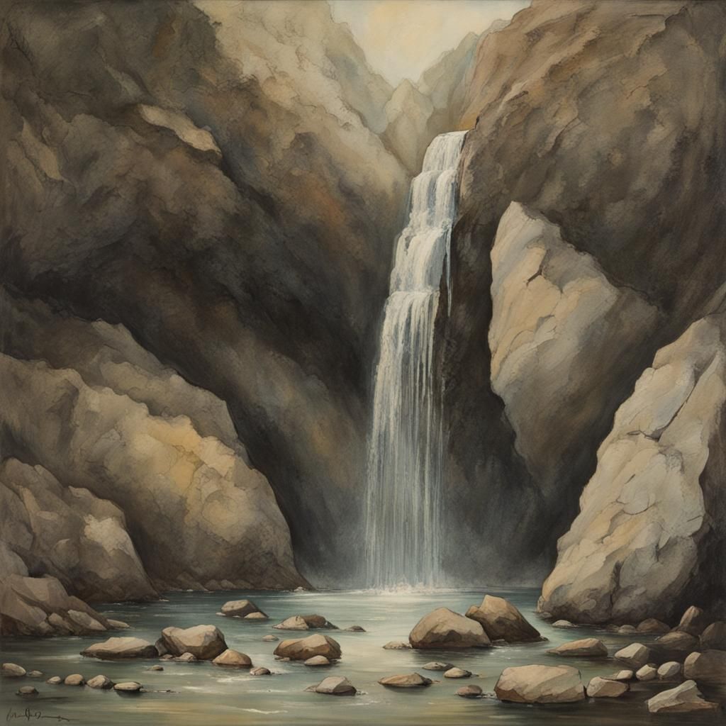 Persistence: Water Drop Hollows Stone