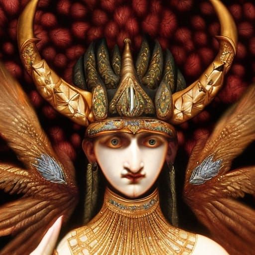 Diamond Egyptian Crown Digital Painting in 16K