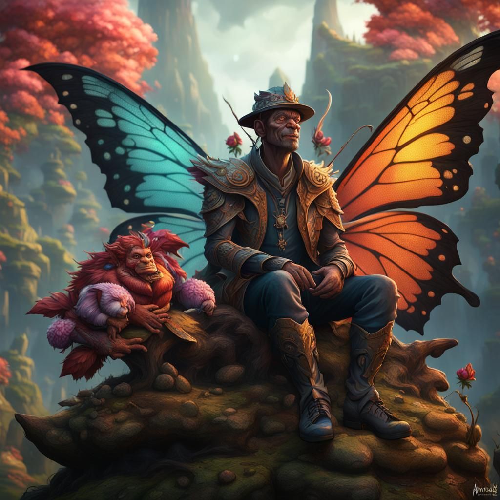 Faerie Dragon on Ogre: Fantasy Concept Art