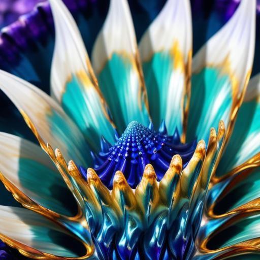 Macro Photo of Iridescent Spiny Dye Murex Shell