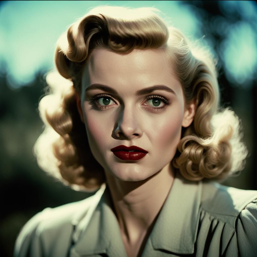 Vintage Glamour: A 1940s-Style Portrait