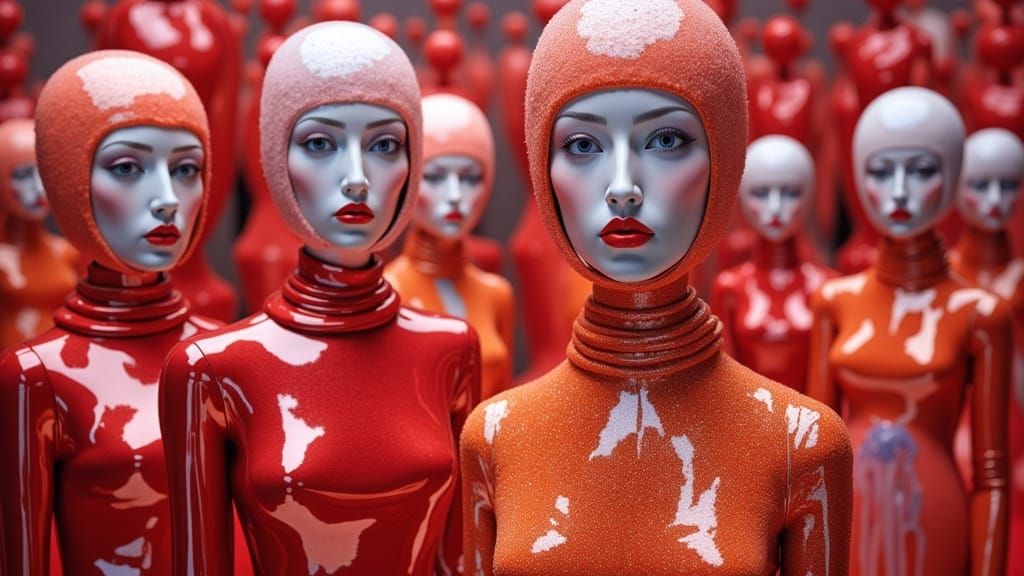 Surreal Goddesses in Futuristic Costumes