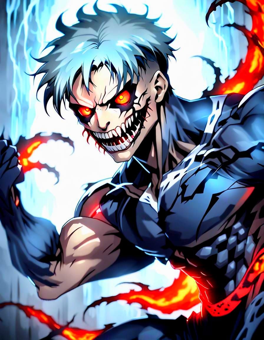 Eerie Animated Dark Fantasy Portrait in 3D