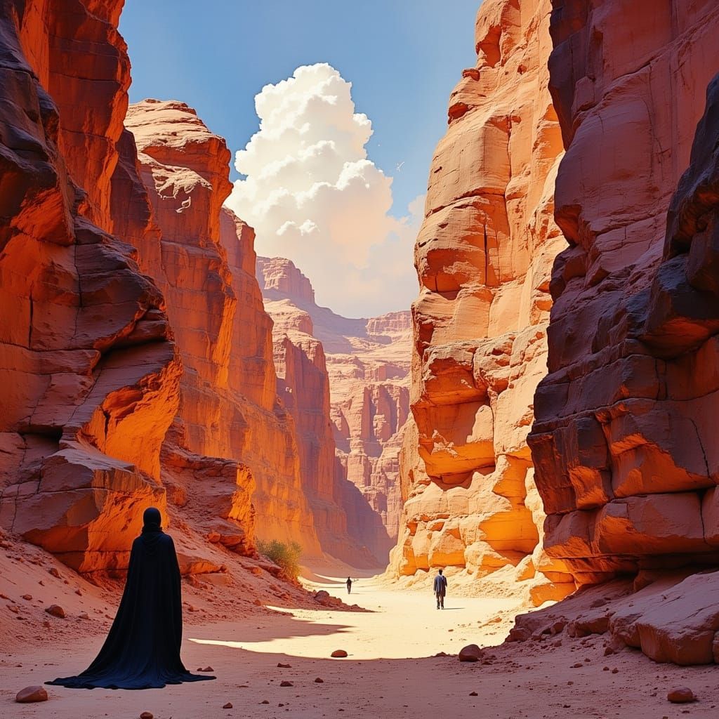 Petra's Rose-Hued Ruins in Hyperrealistic Detail